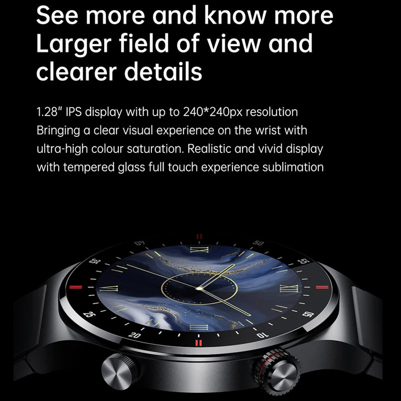 GPS Sports Smartwatch Men Health Monitoring With Heart Rate ECG + PPG 100+ Sports Modes NFC 2026 New Bluetooth Call Smart Watch