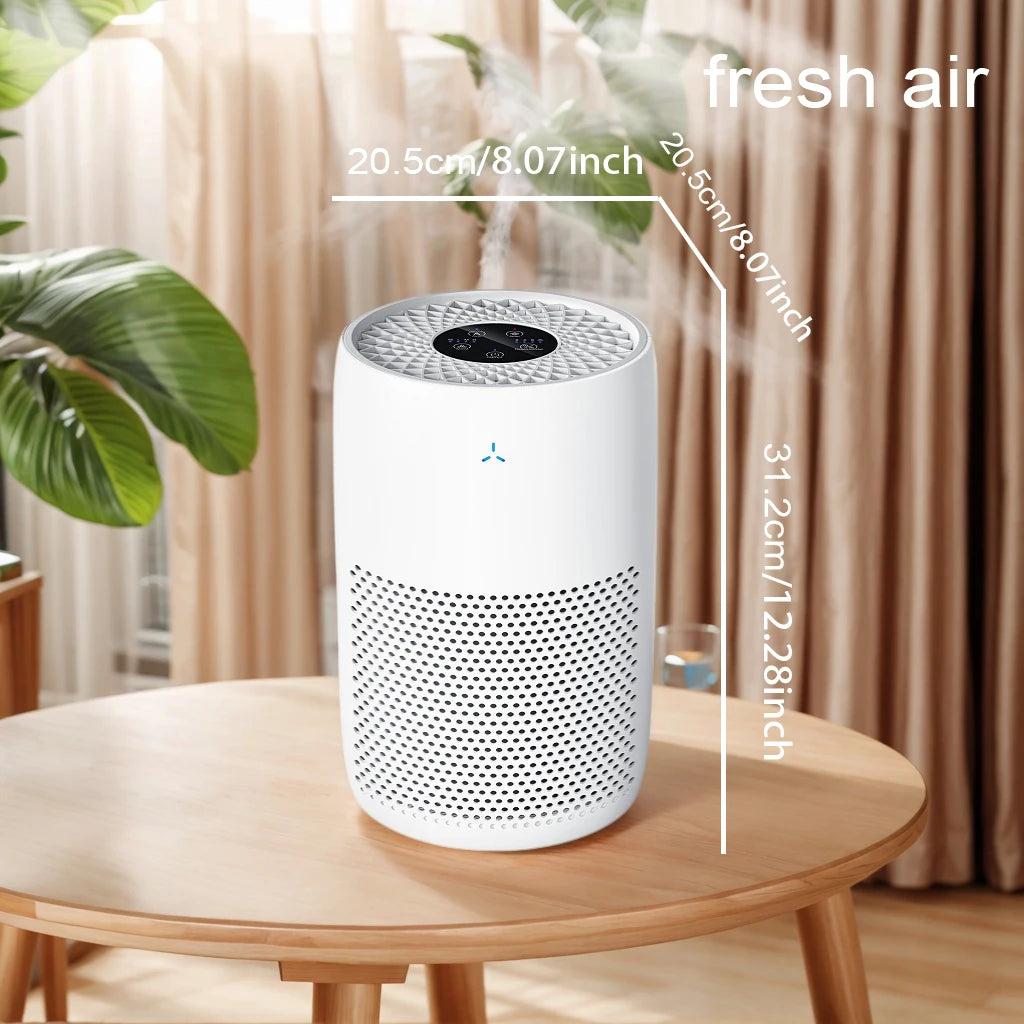 AROEVE Air Purifier 170 m³/h for Bedroom,Living Room Activated Carbon