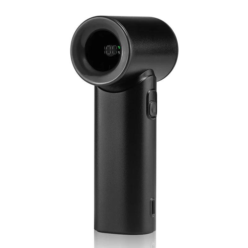 Handheld Turbo Fan Portable Strong Wind Adjustable 5 Speeds 3000mAh US