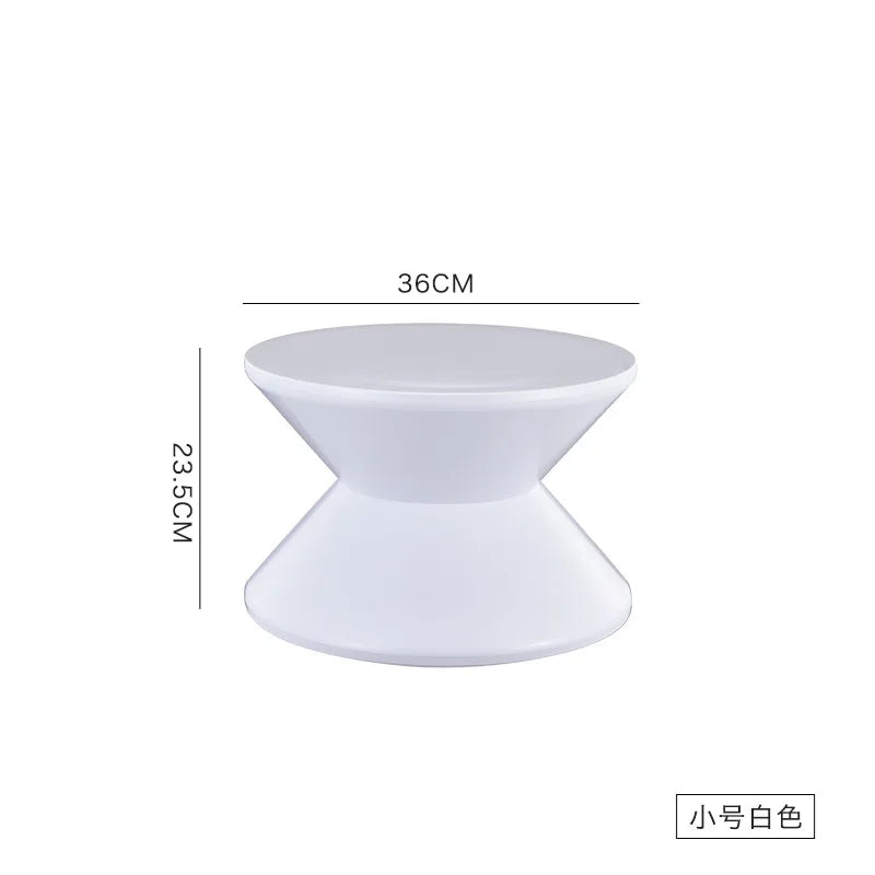 K-star Nordic Style Shoe Changing Stool Home Art Small Bench Simple Children Plastic Low Stool Creative Round Stool Hot 2024
