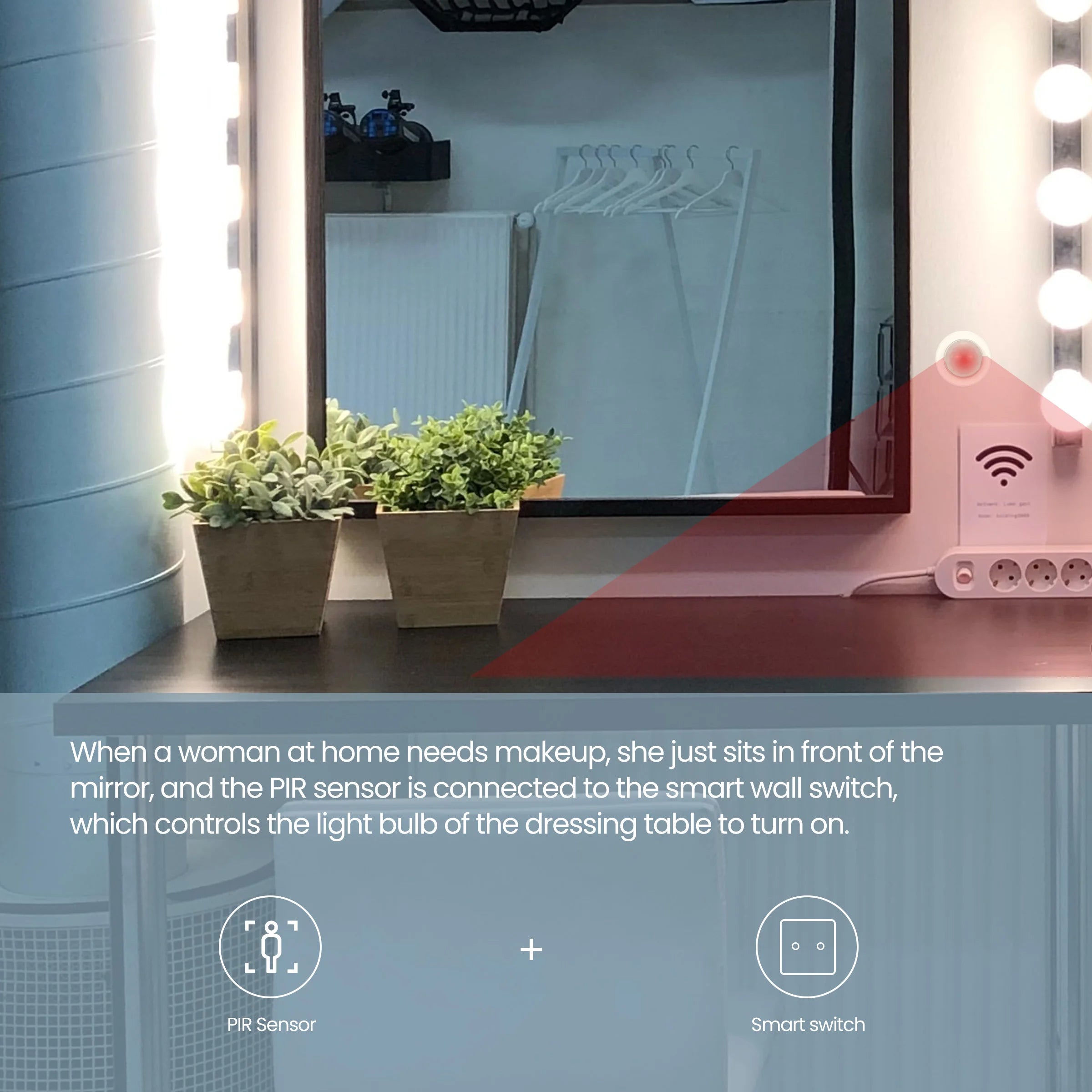 Tuya Zigbee 3.0 Mini PIR Motion Movement Human Body Detector with Brightness Luminance Sensor Lux Meter Home Security Alarm