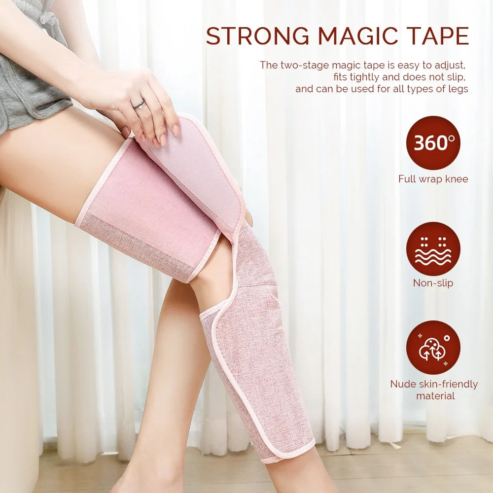 Foreverlily Wireless Electric Leg Massager - Knee, Thigh & Calf Vibration & Air Pressure | AlluCanFind