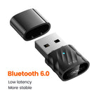 Toocki Bluetooth 6.0 USB Adapter Wireless Bluetooth Dongle Receiver Transmitter For PC Win 8.1 10 11 Phone Headset Speaker Mouse