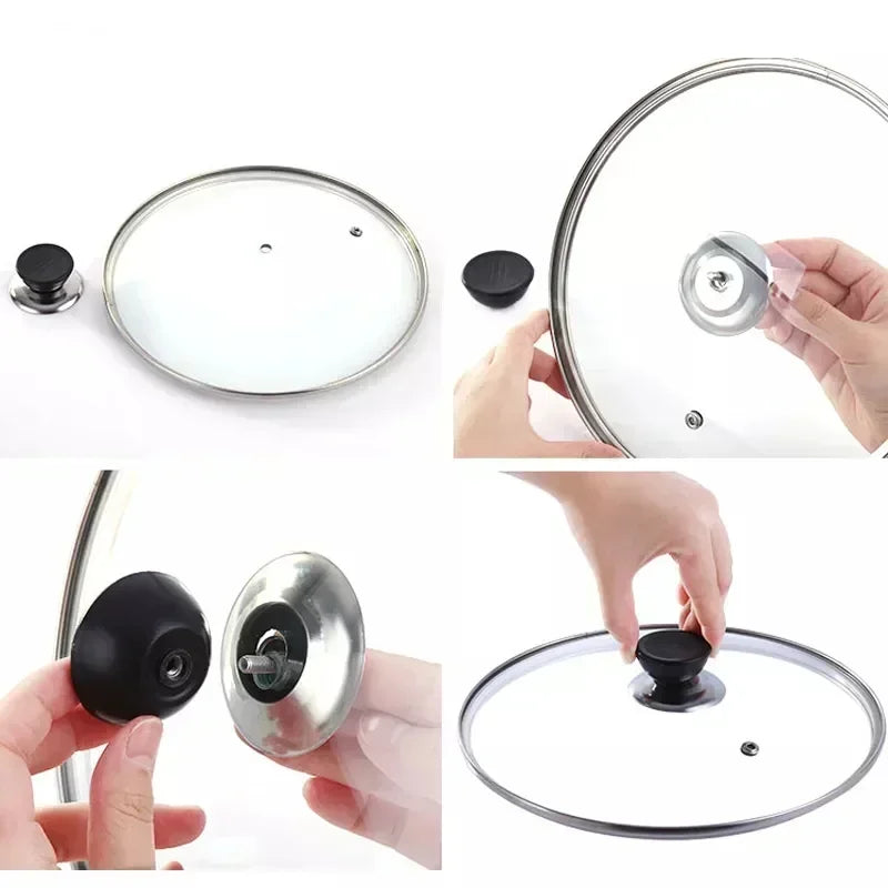 Anti-slip Kitchen Pot Lid Knob Handle Tool, Heat Resistant Cookware Accessories for Stove Top Pan, Utensil Set for Home