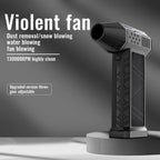 130000RPM Turbofan High Power Jet Fan Brushless Motor Variable Speed Dust Blower Cleaning Tool Air Duster Air Blower Handheld