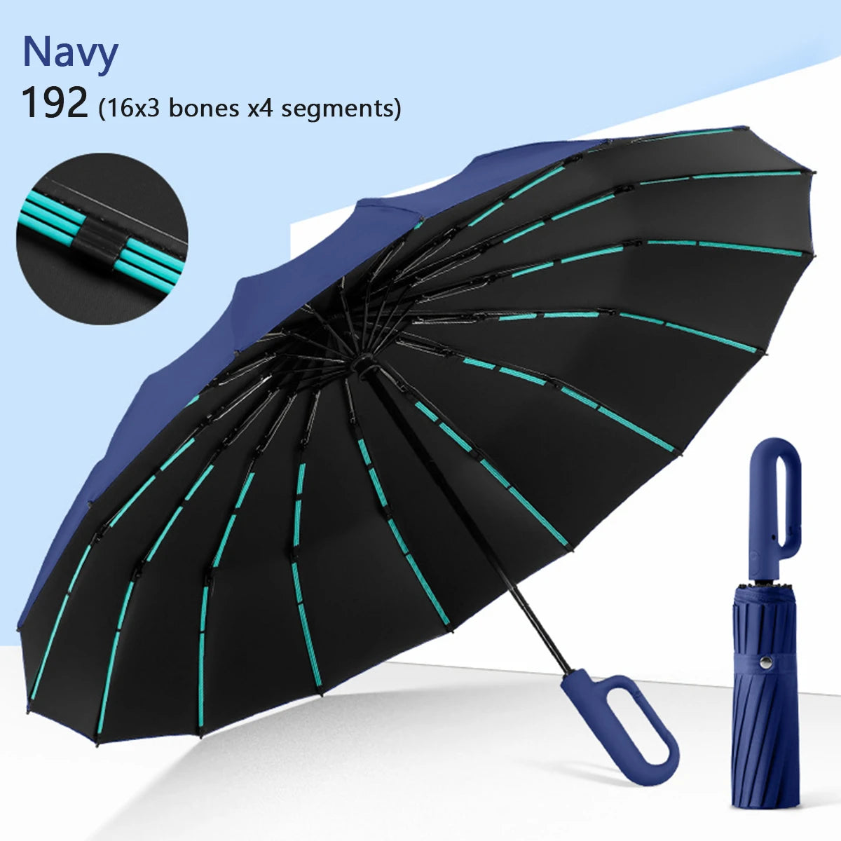 Strong Automatic Folding Umbrella