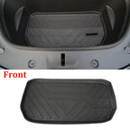 Trunk Mats for 2019-2023 Tesla Model Y TPE Trunk Cargo Tray Front Rear Trunk Frunk Storage Waterproof Protective Pad