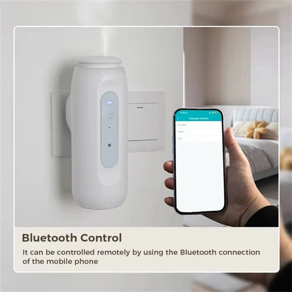 Smart Aroma Diffuser Bluetooth Auto Light Sensor Auto Timer LED Screen