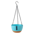 1pcs Nordic Hanging Basket Planter with Chains Thickened Resin Wall-Mounted Flower Pot for Balcony Home Decor