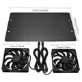 Small Solar Exhaust Fan Mini Cooling Fan Solar Powered Fan Wit Outdoor