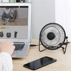 Mini Solar Panel Powered Ventilator Fan Portable 5W 4 Inch Greenhouse