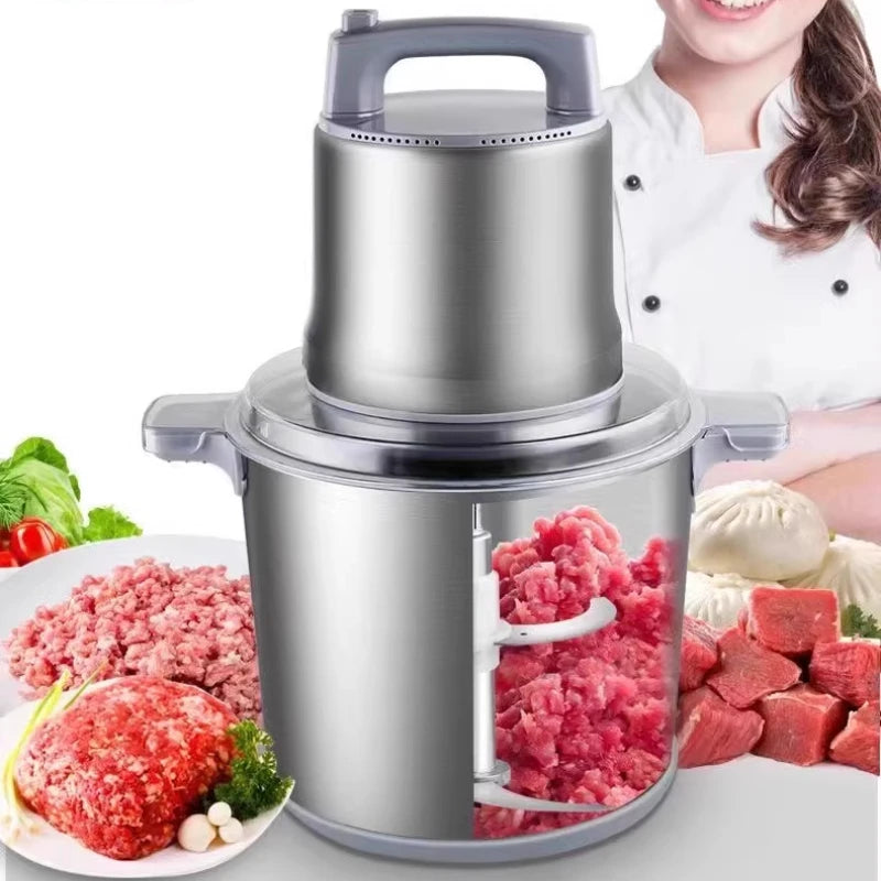 Meat grinder electric multi-function household and commercial large-capacity mixer high-power dumpling meat filling machine