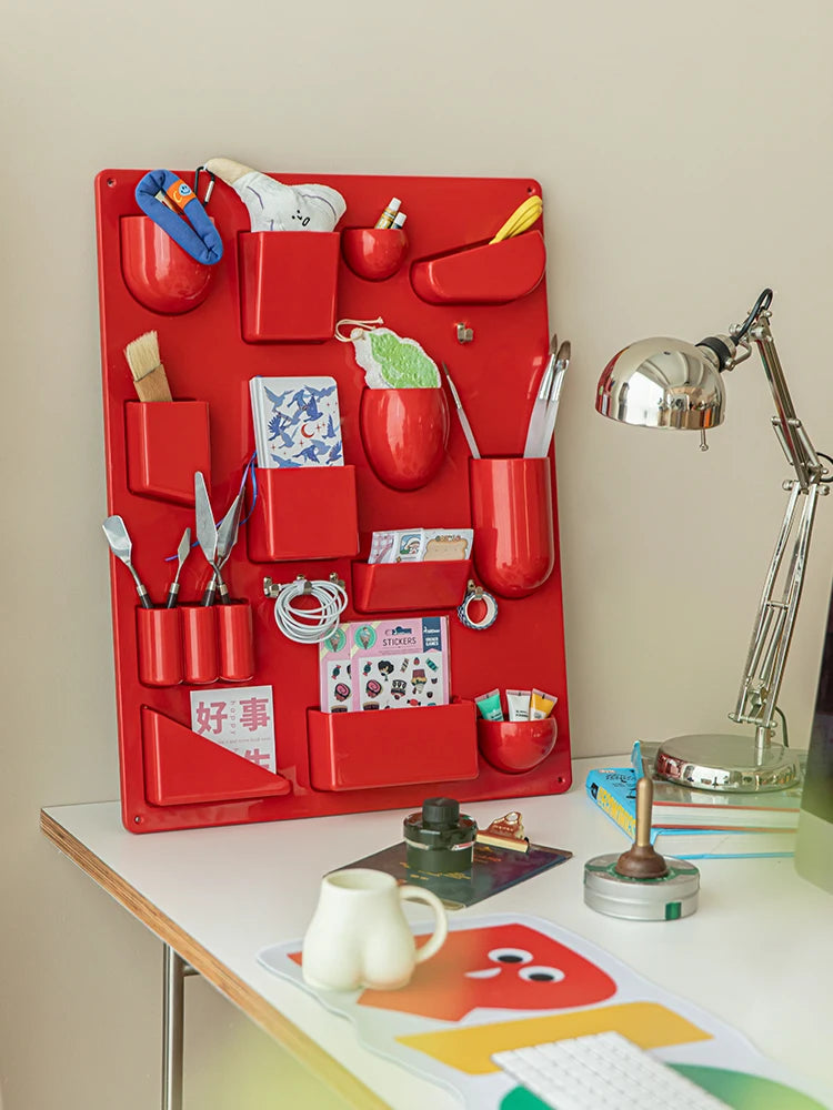 Wall Mounted Organizer Rack – Storage Shelf for Office, Kitchen, Bathroom