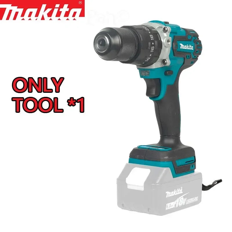 MAKITA 18V lithium electric rechargeable hand drill 13mm DDF487RTJX without charge