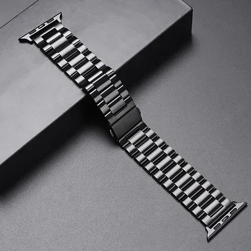 Stainless Steel Apple Watch Band - Metal Bracelet for 38-49mm Series 4-Ultra 2 | AlluCanFind