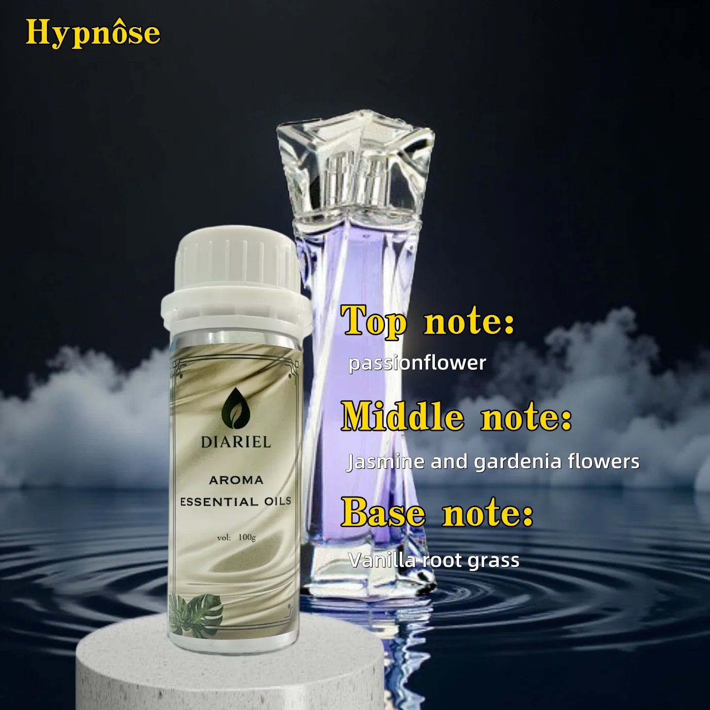 Diaurelle 100ML flower Aromatherapy For Diffuser Hotel Collection Fragrance Oil Pure Nature Plant Extract Aroma Essential Oil