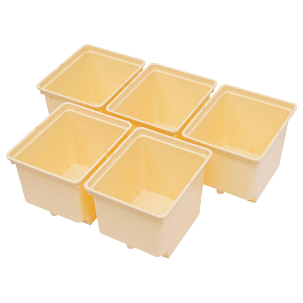 Hydroponic System 2.91 Gallon Deep Water Culture Hydroponics Growing System Kit Set of 5 Buckets Garden Plant Box with Pump