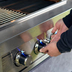 Premium Stainless Steel Outdoor Kitchen Cabinet With Electric Door Shed Customize