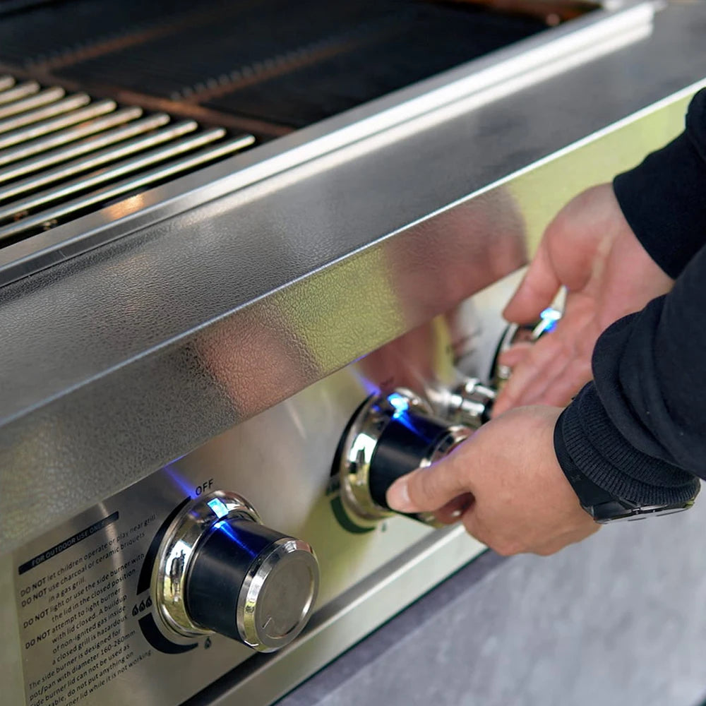 Premium Stainless Steel Outdoor Kitchen Cabinet With Electric Door Shed Customize