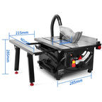 HASPOWER 8 Inch Woodworking Table Saw Portable  Wood Cutting Machine