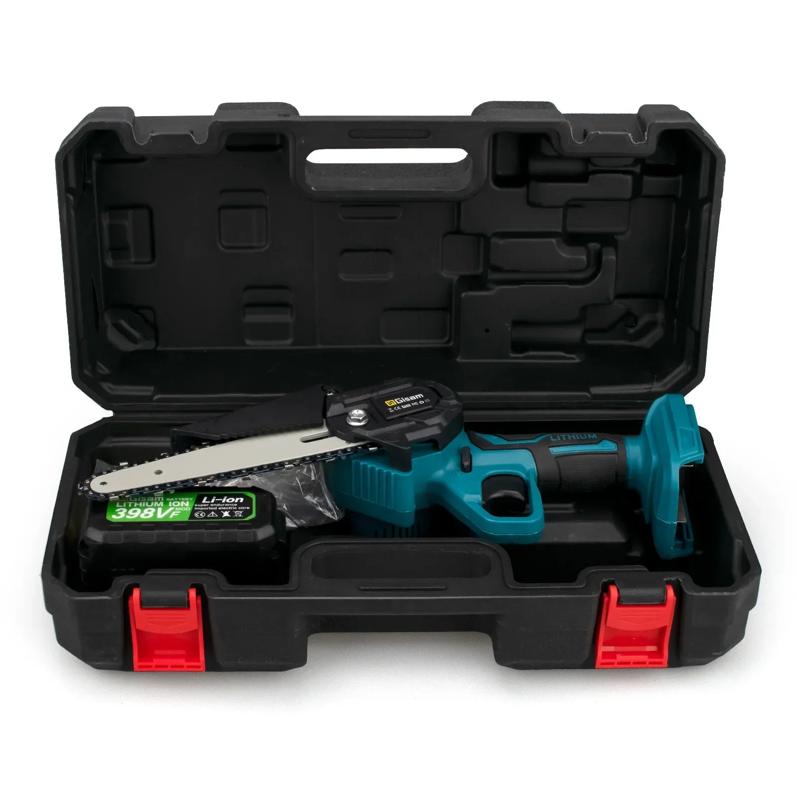 Giasm 6 inch Electric Saw Cordless Electric Chainsaw Garden Cutting Loppers Wood Cutting Power Tools For makita 18v battery pin