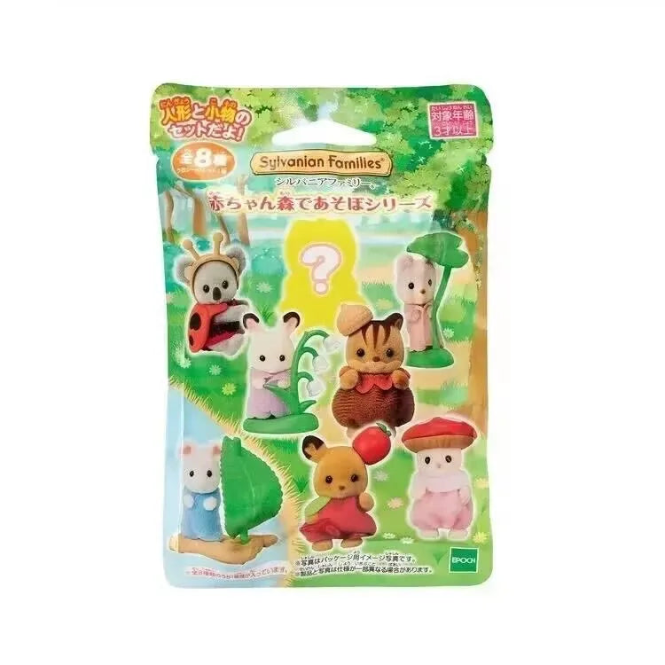 In Stock Casa Sylvanian Families Kitchens Toy For Girl Mini Fairy Tale Party Children'S Toys Kids Girls Miniature Food Blind Bag
