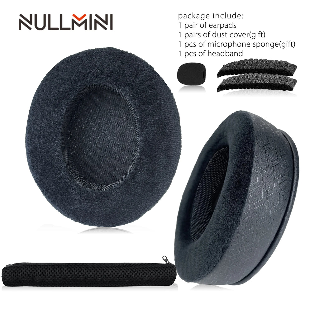 NullMini Replacement Earpads For Logitech G Pro X Headphone Cooling Gel Earmuffs Ear Cover Headband HeadBeam