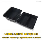 Central Control Storage Box for Tesla Model 3/Y/3+ Modely Juniper Center Console Organizer Tray Armrest Cubby Drawer Accessories