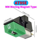 AT91R Replacement Conical Turntable Stylus Dual Moving Magnet Stereo Phono Cartridge HiFi Parts for LP Vinyl Record Turntable
