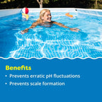 Alkalinity Increaser for Swimming Pools - Raises Alkalinity and Balances pH Levels   100% Sodium Bicarbonate  25 Pounds