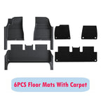 Fully Protection Floor Liners For 2024 2025 Tesla Model 3 Highland Floor Mats with Door Sill Protector Front Rear Cargo Liner