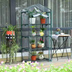 Garden Warmer Cover PVC Flower and Plant Insulated Warming Shed Greenhouse Warming Sunroom Insulated Rainproof Trellis