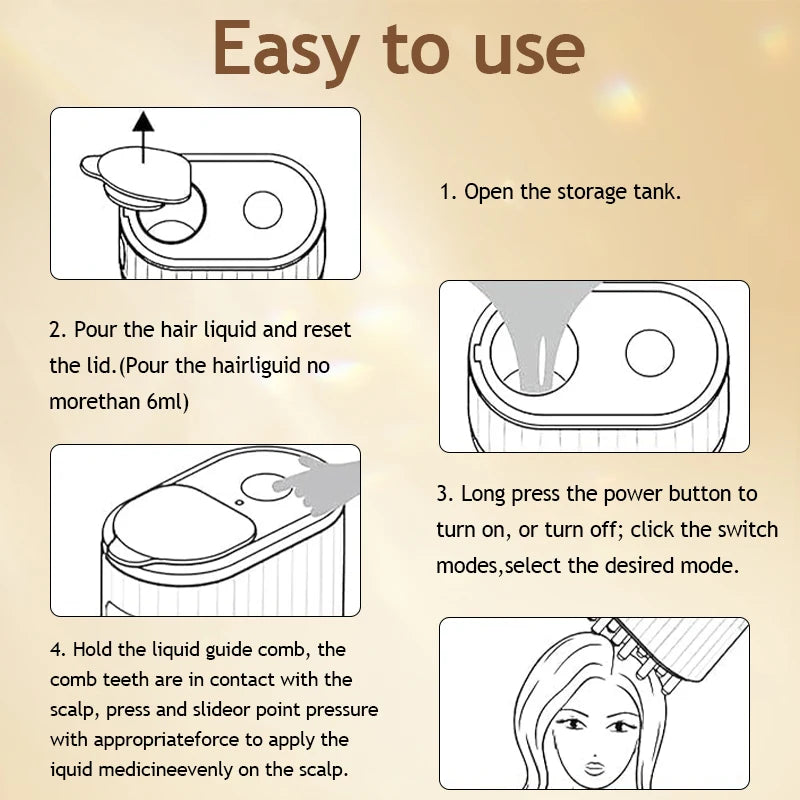 EMS Microcurrent Scalp Massager