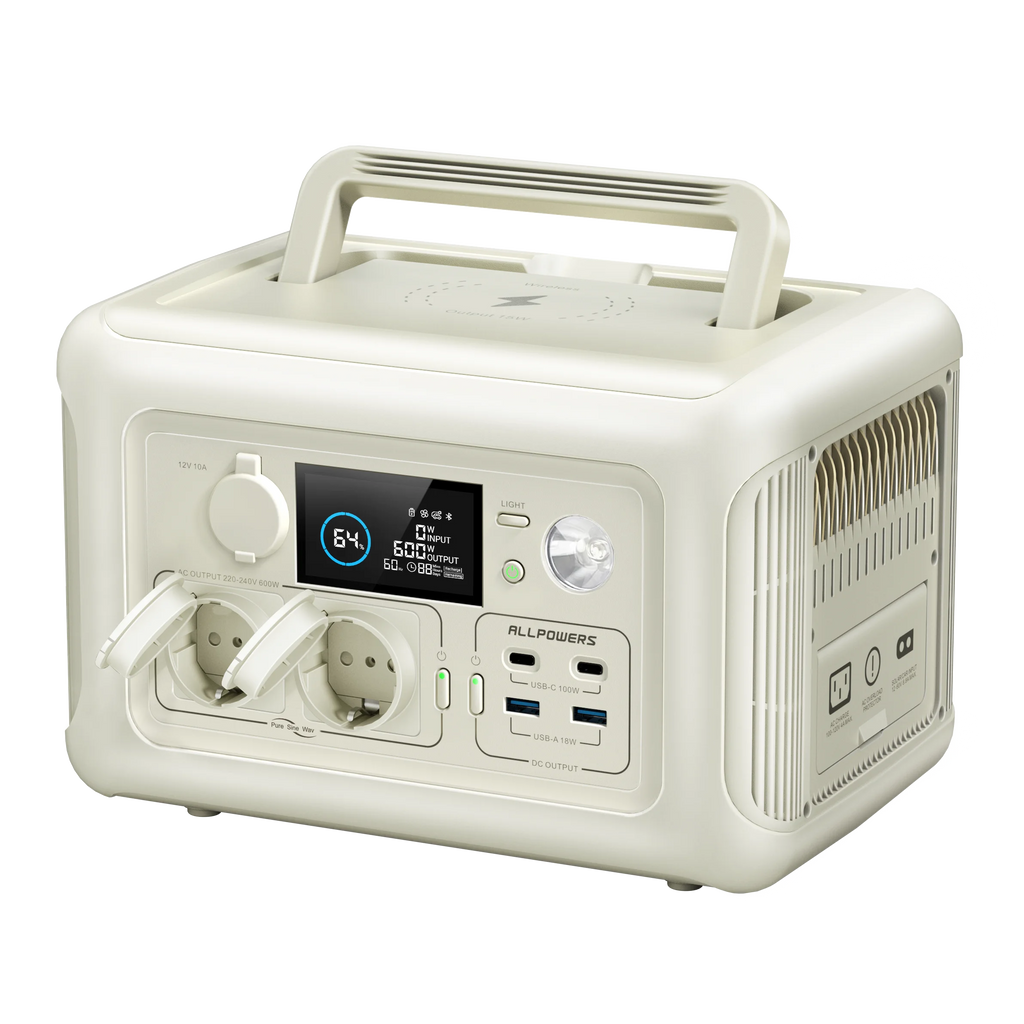 ALLPOWERS R600 Portable Power Station - 299Wh/600W