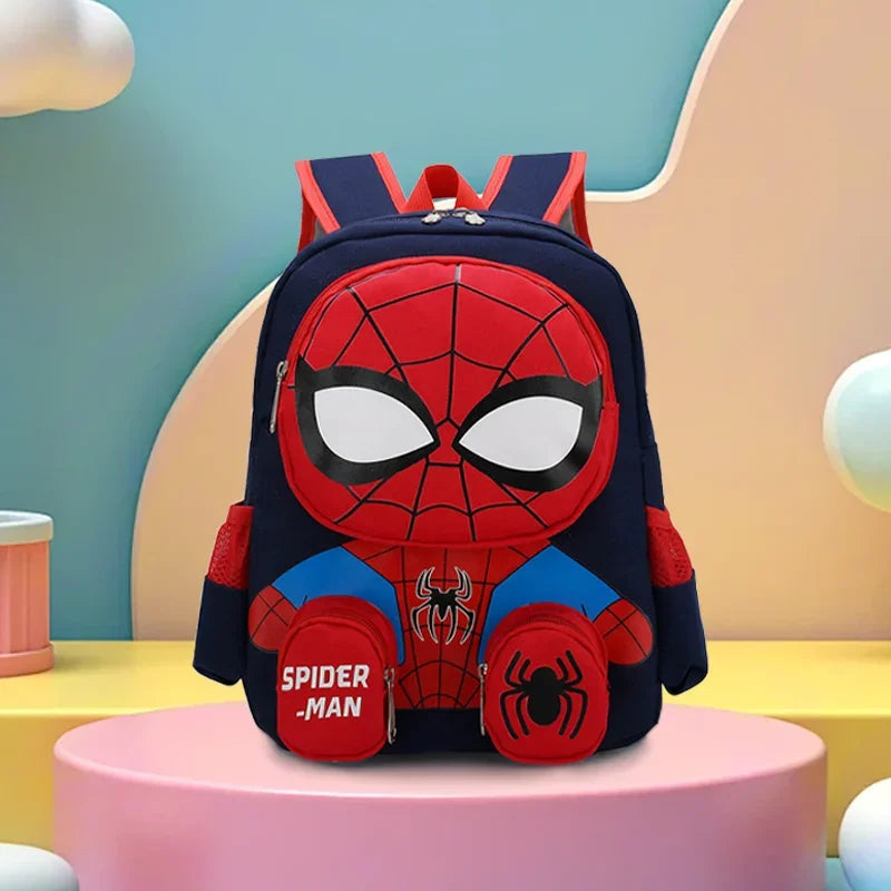 Spider-Man Kids Backpack – MINISO Disney Super Heroes Cartoon School Bag for Boys, Cute & Personalized Gift | AlluCanFind