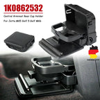 Rear Armrest Central Drink Holder Cup Durable ABS Plastic Material For 2005-2013 VW Jetta MK5 Golf MK6 1K0862532 1K0862532F9B9