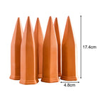 4Pcs Plant Watering Spikes Terracotta Multifunctional 150ml Plant Watering Devices for Devices Indoor Garden Vacations Outdoor