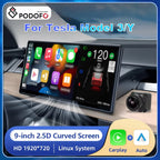 Podofo 9” Head Up Display For Tesla Model 3/Y Tesla HUD Display Carplay Android Auto WIFI Bluetooth OTA Power Speed Update