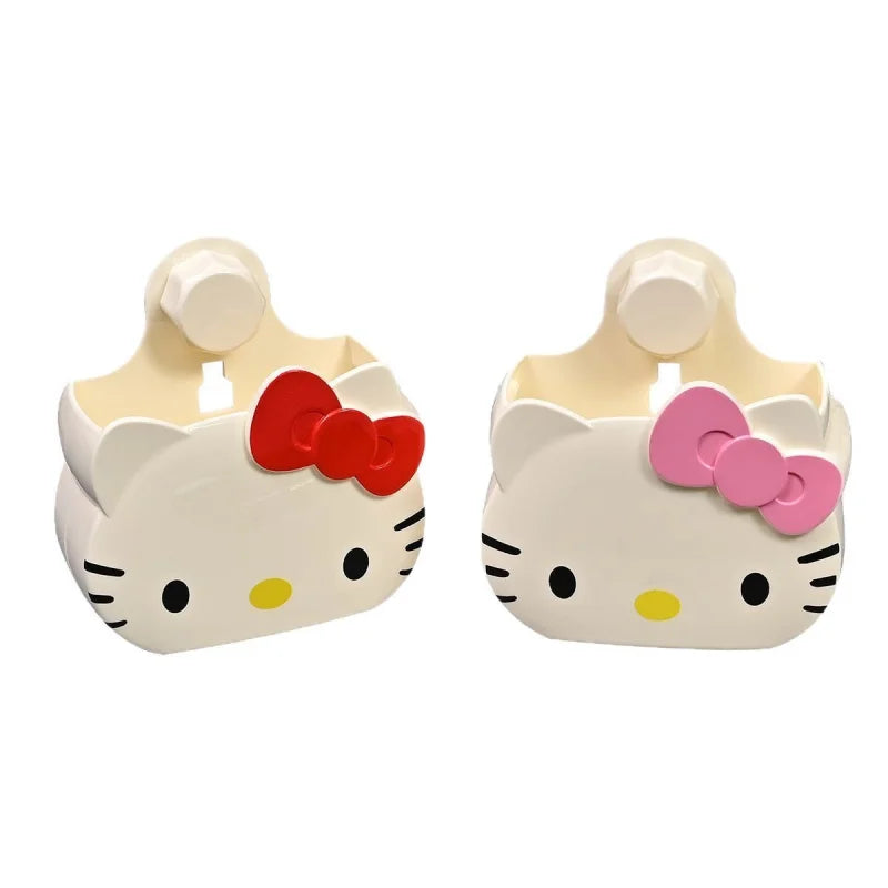 Hello Kitty Cute Cartoon Storage Box Kitchen Utensils Cosmetics Storage Box Wholesale for Children Friends Festival Kawaii Gifts