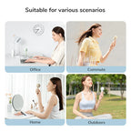 JISULIFE Mini Portable Fan Powerful Trubo Rechargeable Bladeless Fans