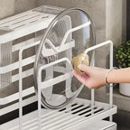 Kitchen Stand Home Utensil Multifunctional Knife Holder Pot Lid Storage Rack Cutlery Holder Counter Cutting Board Rack
