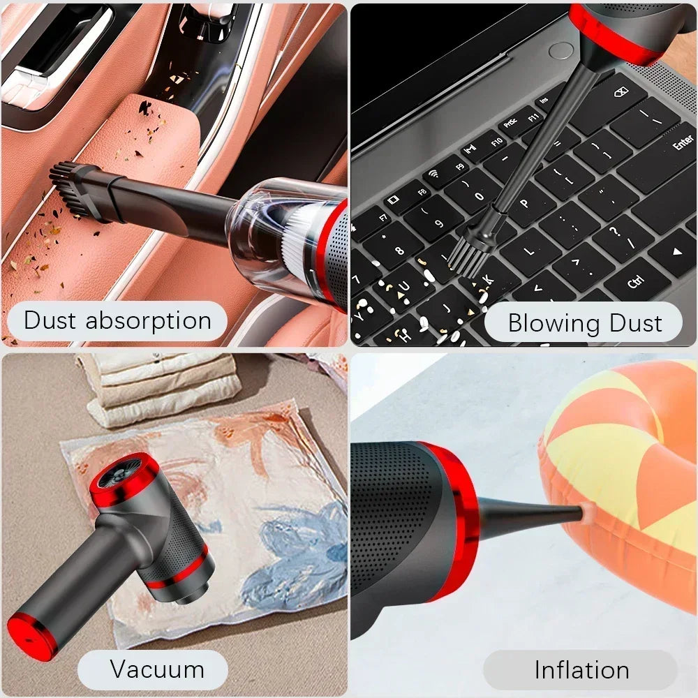 SZUK 178000PA Car Vacuum Cleaner Strong Suction Cordless Wireless Cleaner Portable Mini HandHeld Vacuum Cleaner Cleaning Machine