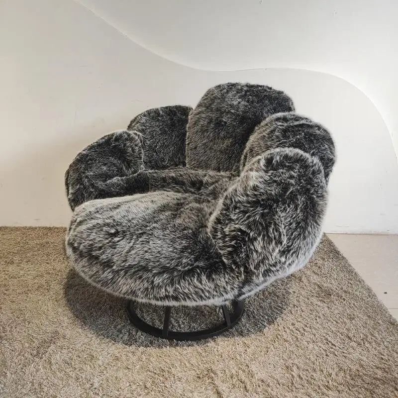 Fluffy Kitchen Chairs Living Room Design Modern Recliner Single Chairs Reading Vanity Poltronas Para Sala House Accessories
