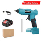 Electric Hot Melt Glue Gun Cordless Electric Glue Grab 11mm Glue Stick Hot Melt Welding Air Gun for Makita 18V Battery