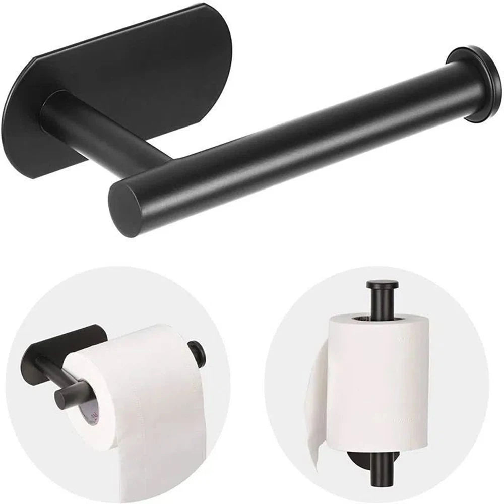 Paper Towel Holders for Kitchen Kitchen Roll Holder Paper Towels Self-Adhesive Under Cabinet Paper Towel Rack Stainless Steel
