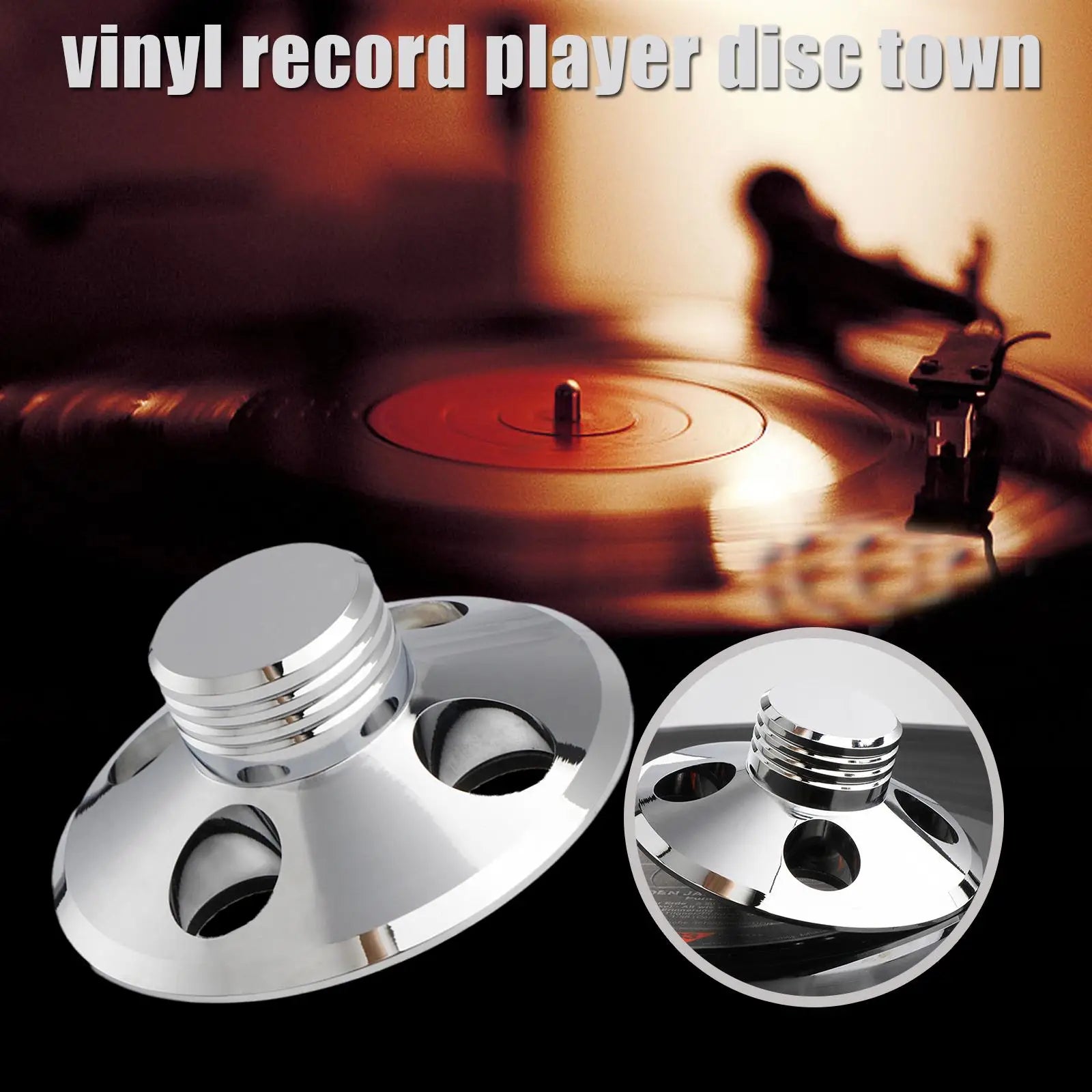 Record Weight Audio Vinyl Turntable LP Record Clamp Accessory Stabilizer Record Record Disc Metal Qua Weight Player R8Z2