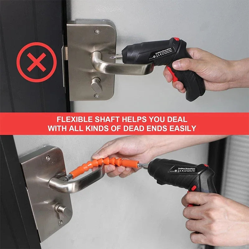 4.2V Electric Drill Cordless Power Tools Set Household Maintenance Repair 1800mAh Lithium Battery Mini Household Screwdriver