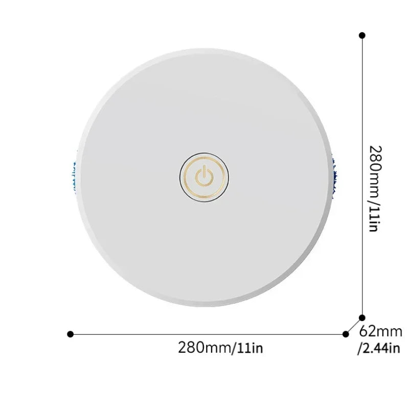 3-in-1 Smart Sweeping Robot 4000Pa Double-turn Silent Vacuum Cleaner Sweep Mop Brush Multi-function Home Cleaning Machine