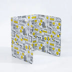 Kitchen Splash Guard High-Temperature Resistant Heat-Insulating Oil Shield Foldable Foil Grease Guard Hob Surface Protector