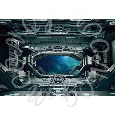 MOON.QG Baby Shower Boy Birthday Party Universe Cockpit Backgrounds for Photographs Spaceship Backdrop Photo Studio Photozone